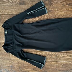 Calvin Klein Black Dress with Zip Detail